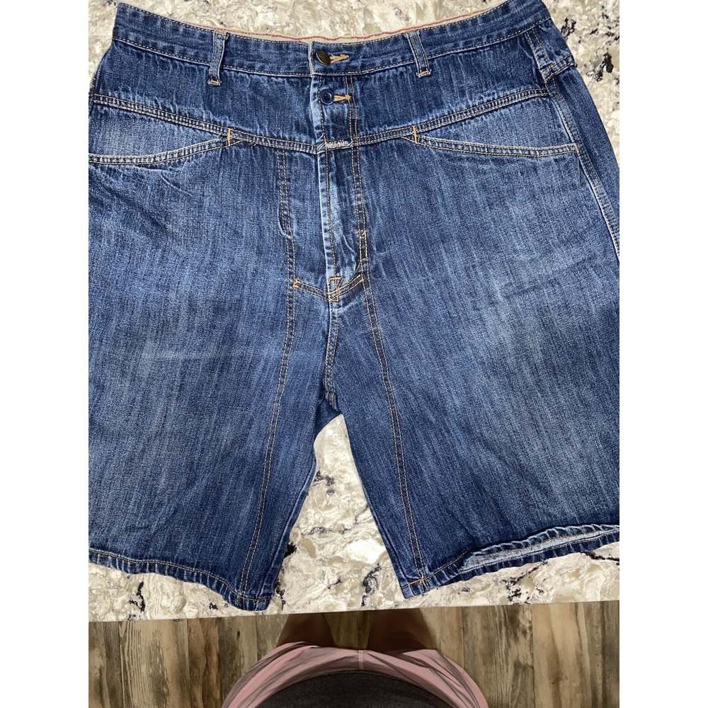 Vintage Marithe Francois Girbaud Denim Shorts Men's 38 Blue Jean